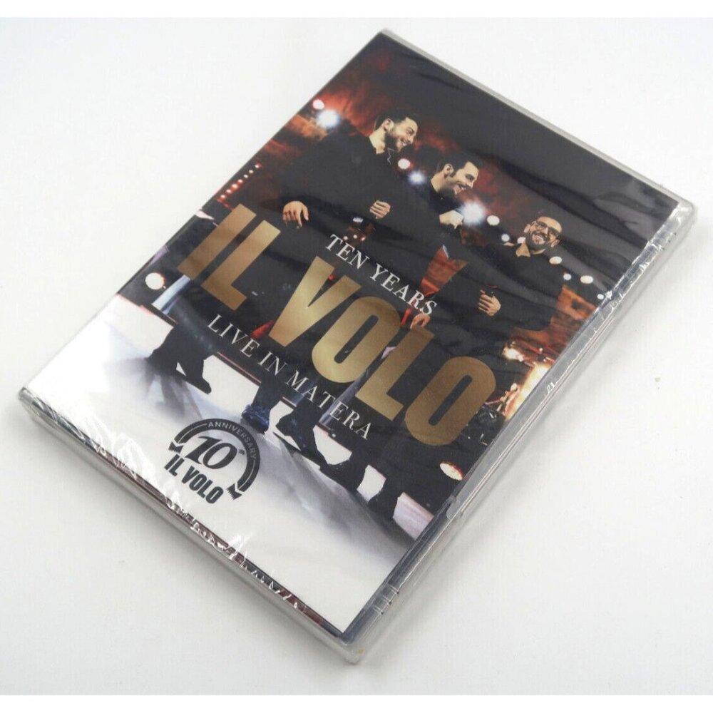 New & Sealed Ten Years Il Volo Live In Matera DVD 2019 NIP